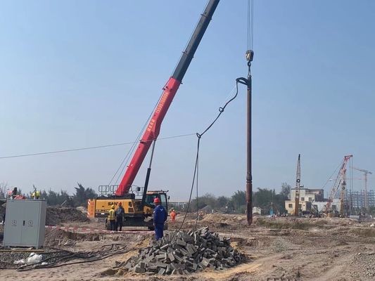 comprar 130kw 377mm Máquina de método de vibração de coluna de pedra online manufacture
