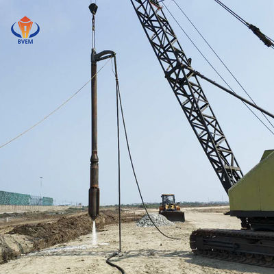 Engenharia de empilhamento profundo Vibroflot Drive Pile Machine Vibro Ground Improvement