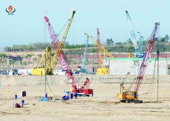 Alta eficiência Vibro compactação empilhamento de pedra de coluna melhoria do solo BJV150E-426