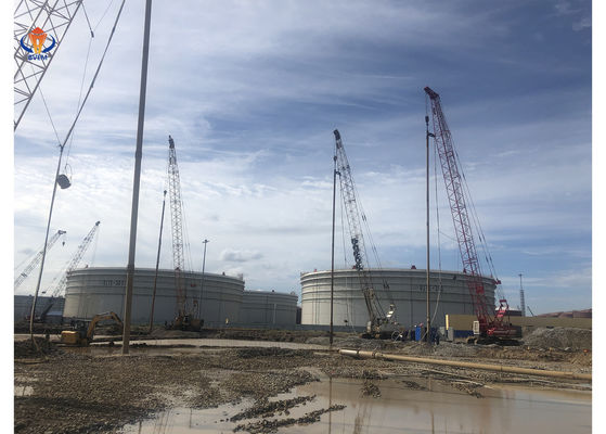 Equipamento de compactação de vibração para melhoria do solo de areia