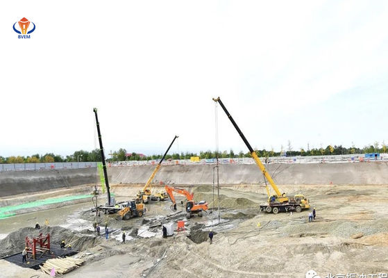 260kw Construção de pilhas de areia Vibroflotação compactação
