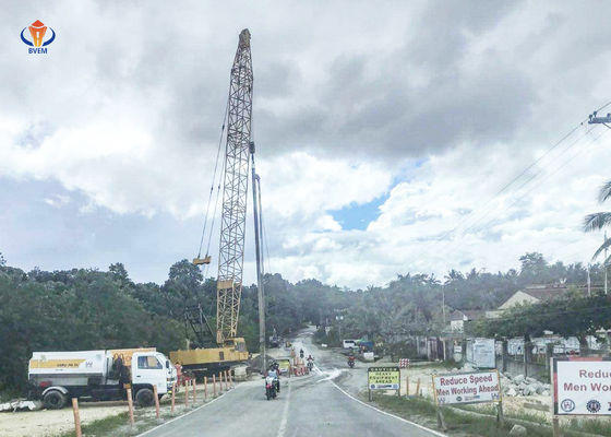 Dispositivo de vibração de 75 kW Máquina de compactação de vibração de 377 mm de diâmetro exterior