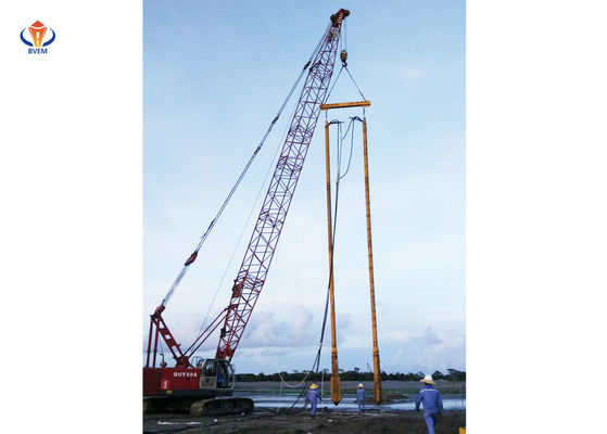 Construção Industrial Vibro Flotação Vibro Substituição de colunas de pedra Melhoria do solo