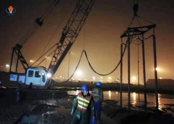 Dispositivo de vibração de 180 kW Fortalecer a base da capacidade de cisalhamento
