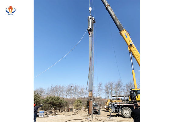 Equipamento eléctrico de alimentação por vibração de fundo BJZC-V400-180 utilizado para compactação por vibração por método seco