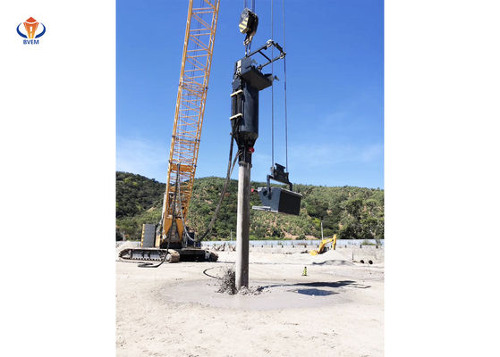 Dispositivo de pilha de coluna de pedra de fundo Vibro profissional para empilhamento controlado