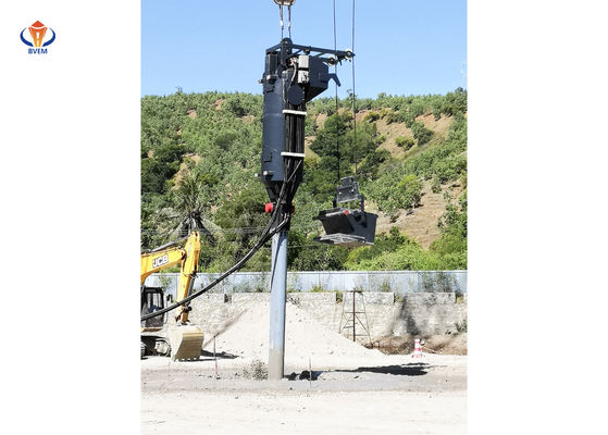 Floater vibratório de alta capacidade de penetração 380 V para construção de empilhadeiras