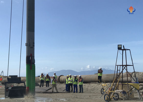 Alimentação de fundo de alto desempenho Vibroflot Refrigeração por água circulante para pilha de pedra de vibração