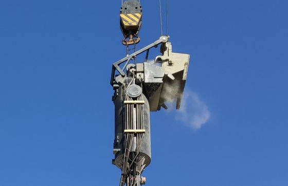 Equipamentos de construção Bvem Vibrofloat Método molhado e seco Aplicação