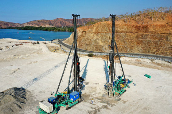 Técnica de flutuação do Vibro de alimentação inferior Tipo de armação de rastreador para compactação