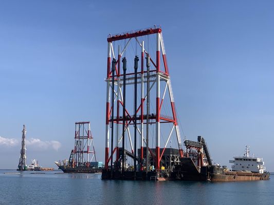 1800 RPM Técnica de Vibroflotação para Construção de Colunas de Pedra Offshore