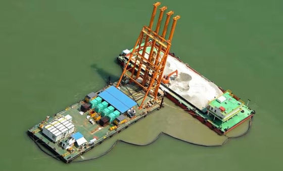 1800 Rpm Bvem Offshore Vibroflotation Stone Column para tratamento da camada de solo mole