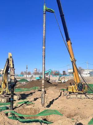 Vibroflot hidráulico de velocidade variável contínua