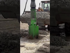 Dispositivo de técnica de vibração com pilha de substituição de 377 mm e 75 kW