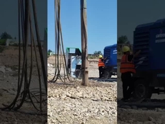 Vibroflot hidráulico de velocidade variável contínua