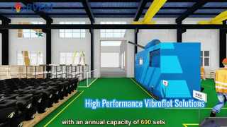 Vibroflot BJV150E de alto desempenho para engenharia de empilhamento